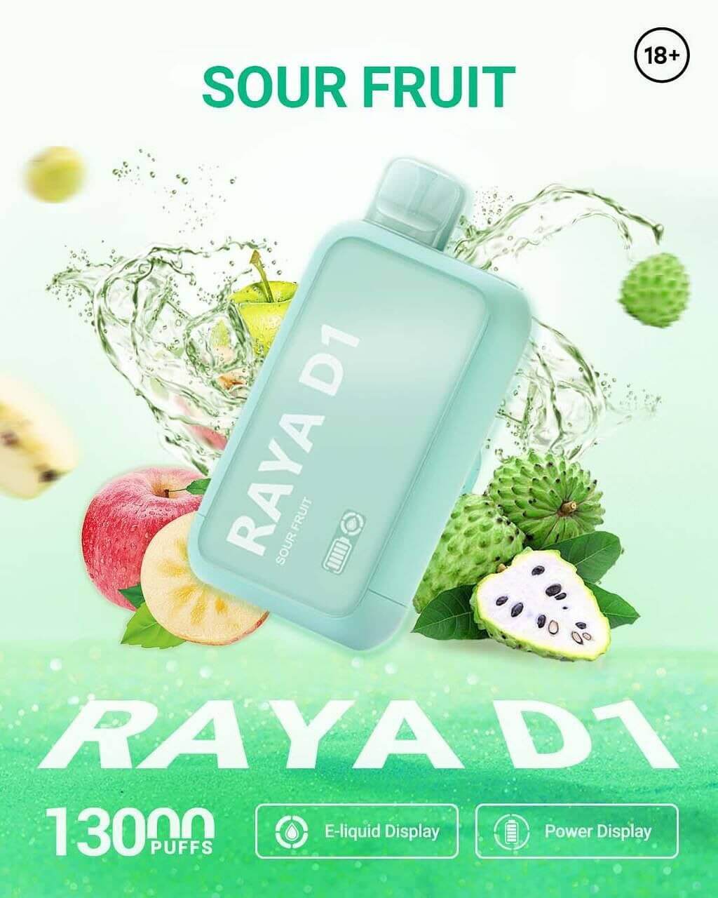 SGVape-ELFBAR-RAYA-D1-13K-SOUR-FRUIT-SG-VAPE-PARTY