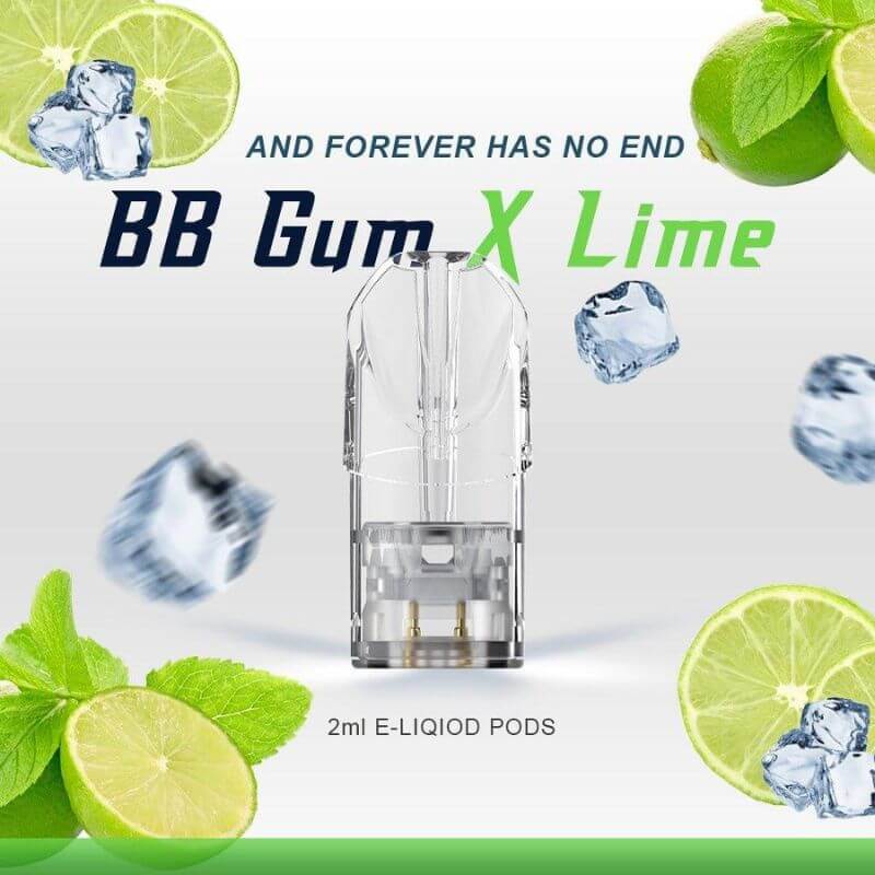 SGVape-SP2 BUBBLE GUM LIME POD