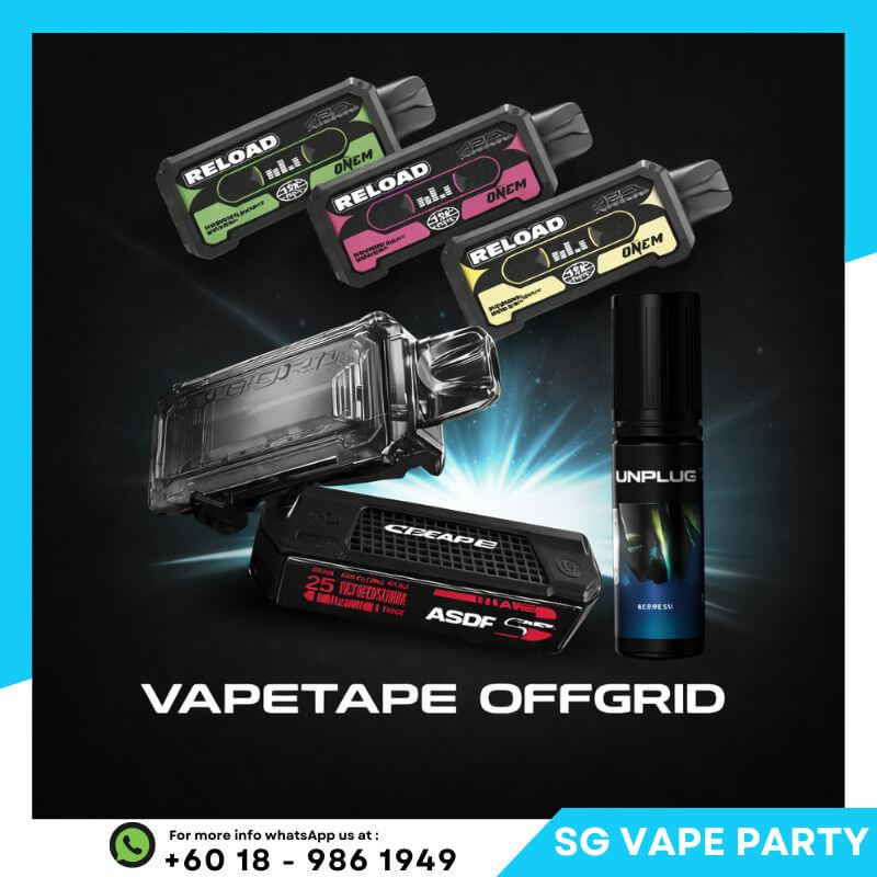SGVape-Vapetape-Offgrid-Compatible-Cartridges-&amp;-Refill-Pods-ONEM-15K-+-Reload-E-Juice)-SGVape-Party