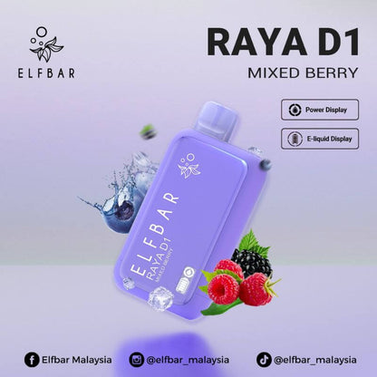 SGVape-ELFBAR-RAYA-D1-13000-MIXED-BERRY-SG-Vape-Party