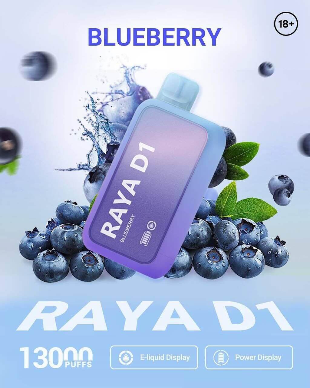 SGVape-ELFBAR-RAYA-D1-13K-BLUEBERRY-SG-VAPE-PARTY