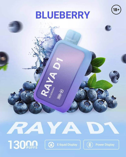 SGVape-ELFBAR-RAYA-D1-13K-BLUEBERRY-SG-VAPE-PARTY