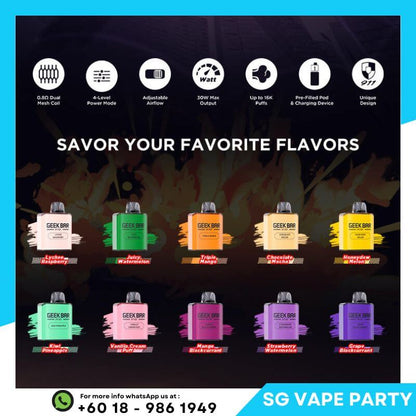SGVape-GEEKBAR-911-GT-16000-PUFFs-SG-Vape-Party
